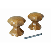 Ручка-кнопка ЙО-КАРЕЛ. БЕРЕЗА (фигурн.)