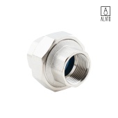 Американка прямая ВР-ВР, никелированная, 0130-2020, 3/4" (3/4")