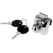 Замок для одной стеклянной двери L021 19/20 CHROME