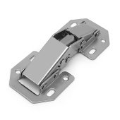 StahlBuro 78*33 (малая) А-8 (8-шарнирная) 2шт., хром. Петля мебельная без врезки (250)