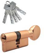 Цилиндровый механизм Vantage ZС60 (30Cx30) SG 5 ключей (сатин. золото)