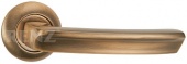  Ручка дверная RENZ 85-08 АВ "Лучиана" (бронза)