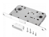 Защелка сантехническая магнитная РЕНЦ с пластиковой ответной планкой, белый  арт: INLBM 5096 pl White