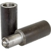 Петля гаражная с шаром 28*160 (впрессованный шар) 16