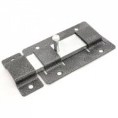 Задвижка дверная ЗД-02 (ПД) пол.серебро (20) мт