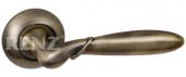 Ручка дверная RENZ NEW DH (N) 26-08 AВ "Калабрия", бронза античная