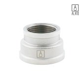 Муфта переходная ВР-ВР, никелированная 0102-4025, 1 1/2" х 1" (1 1/2" х 1")