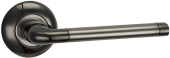 Ручка дв. PUERTO AL 503-08 BN/SN  "Дарио" (черный никель/никель)