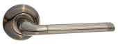 Ручка дверная "ДАРИО", никель матовый/никель бл.  арт: INAL 503-08 SN/NP