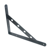 Кронштейн усиленный 250*200 пол. черный (10) мт