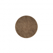 Подпятник войлочный d28 мм (28шт) самоклеящийся, цвет коричневый, Турция