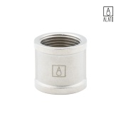 Муфта ВР-ВР, никелированная 0101-2525, 1" (1")