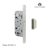 Защелка врезная магнитная под фиксатор PORTA DI PARMA Polaris M.01WC.14 Матовый никель