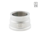 Муфта переходная ВР-ВР, никелированная 0102-4032, 1 1/2" х 1 1/4" (1 1/2" х 1 1/4")
