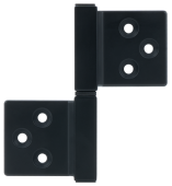 Петля  универсальная флажковая PORTA DI PARMA Iki H.20.03 Черный