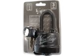 Замок навесной Vantage LD3-50L (4 ключа,влагозащищенный) с длинной дужкой (аналог Apecs PDR-50-55-L)
