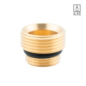 Переходник для радиаторов, латуный, НР-НР, 0409-1520, 1/2" x 3/4" (1/2" x 3/4")