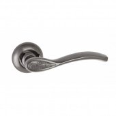 Ручка дверная RENZ INDH 17-08 BN "Флория", черный никель