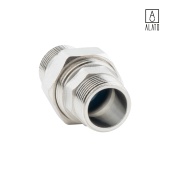 Американка прямая НР-НР, никелированная, 0132-2020, 3/4" (3/4")