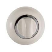 Завертка RENZ BK 08 W/CP (белый/хром блестящий)