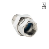 Американка прямая ВР-НР, никелированная, 0131-1515, 1/2" (1/2")