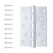 Петля врезная Apecs 120*80-B4-Steel-CRS