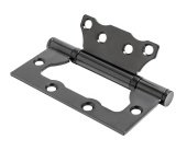 Петля стальная TIXX 100-2S FH B без врезки (черный)