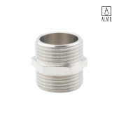Ниппель НР-НР, никелированный 0103-4040, 1 1/2" (1 1/2")