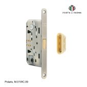 Защелка врезная магнитная под фиксатор PORTA DI PARMA Polaris M.01WC.09 Матовая бронза