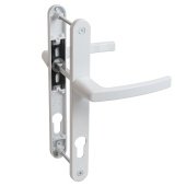 БУЛАТ РФ 85.25.02.9016 УРАЛ белая с пружин. м/о 85 "под пальчики" для узкопроф. Комплект ручек (30)