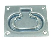 Ручка откидная 100*80 (скрытая) цинк (50) мт