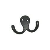 Крючок-вешалка №17 чёрный (50) мт