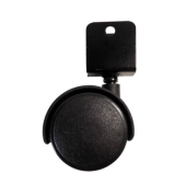 Опора колесная 50" 10.02.07 со скобой под плиту 16мм, без стопора (4/300) MARLOK