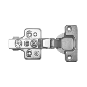 ПЕТЛЯ ДЛЯ ДВЕРЦЫ ШКАФА с доводчиком, 110 градусов 3D SOFT CLOSING (ПОЛУНАКЛАДНАЯ)  (06.01.024KA (H))