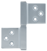 Петля  универсальная флажковая PORTA DI PARMA Iki H.20.02 Матовый хром