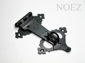 Накладка накидная НН-150-SL черный матовый (20) NOEZ