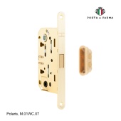 Защелка врезная магнитная под фиксатор PORTA DI PARMA Polaris M.01WC.07 Матовое золото