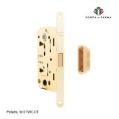Защелка врезная магнитная под фиксатор PORTA DI PARMA Polaris M.01WC.07 Матовое золото