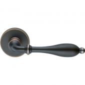 Дверные ручки DND by Martinelli "ЛИРИКА" 806/12 BSS (темная бронза)