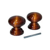 Ручка-кнопка ЙО-КРАСНОЕ ДЕРЕВО