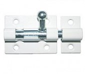 Задвижка накладная ЗТ7 белая фасовка (25) мт