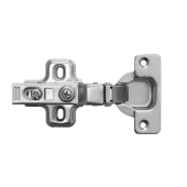 ПЕТЛЯ ДЛЯ ДВЕРЦЫ ШКАФА с доводчиком, 105 градусов  SOFT CLOSING (ПОЛУНАКЛАДНАЯ) (0801009КВ (Н))