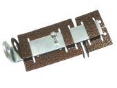 Задвижка дверная ЗД-04 пол.медь мт