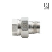 Американка прямая ВР-НР, никелированная, 0131-2020, 3/4" (3/4")