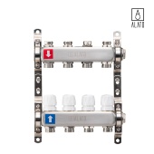 Коллектор без расходомеров ALATO 0302-0004, 1" x 3/4" x 4-вых (1" x 3/4" x 4-вых)