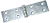 Петля карточная 100*25 цинк (100) мт