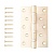 Петля врезная Apecs 120*80-B4-Steel-GMS