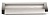 Ручка-купе k033-96 CP/DC (хром/серебро)