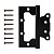 Петля накладная Apecs 100*75*2.5-B2-Steel-BLM