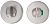 Накладки санузловые Vantage BK03 INOX с индикатором (нерж.сталь)